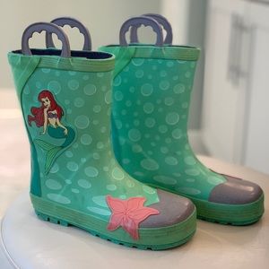 Ariel “Disney Princess” Rain Boots, Size 12